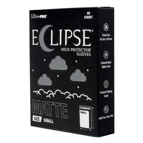 Eclipse Matte Small Deck Protector Sleeves: Smoke Grey (60ct)