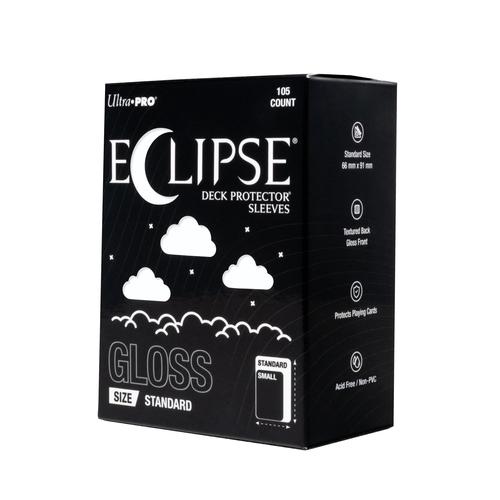 Eclipse Gloss Standard Deck Protector Sleeves: Arctic White (105ct)