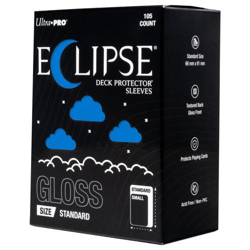 Eclipse Gloss Standard Deck Protector Sleeves: Pacific Blue (105ct)