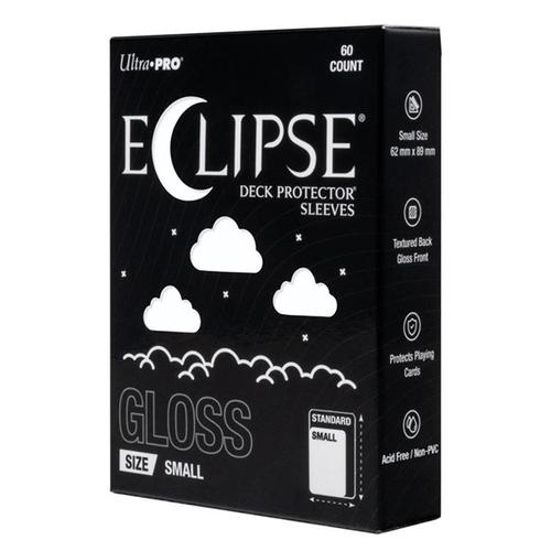 Eclipse Gloss Small Deck Protector Sleeves: Arctic White (60ct)