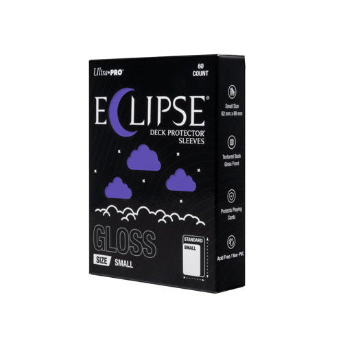 Eclipse Gloss Small Deck Protector Sleeves: Royal Purple (60ct)