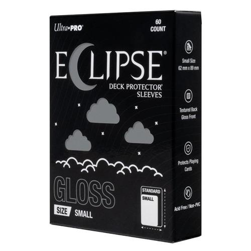 Eclipse Gloss Small Deck Protector Sleeves: Smoke Grey (60ct)