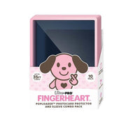 Ultra Pro: Fingerheart Blush Poploader Photocard Protector and Sleeve Combo Pack (10 Pack)