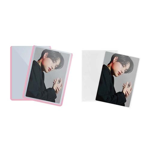 Ultra Pro: Fingerheart Blush Poploader Photocard Protector and Sleeve Combo Pack (10 Pack)