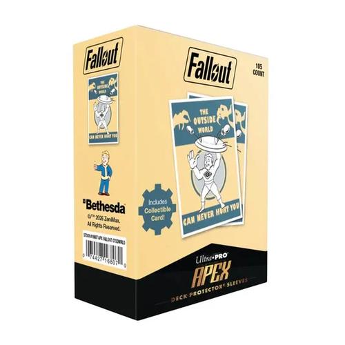 Fallout: Vault Boy - The Outside World 105ct Apex Deck Protector Sleeves