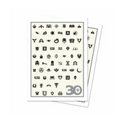 Obsidian 105ct Apex Deck Protector Sleeves