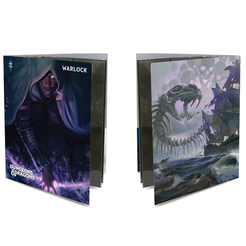 Ultra PRO - Dungeons & Dragons Class Folio with Stickers - Warlock