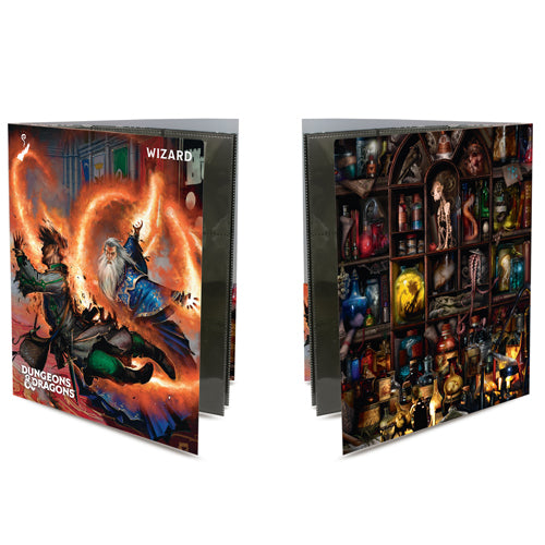 Ultra PRO - Dungeons & Dragons Class Folio with Stickers - Wizard
