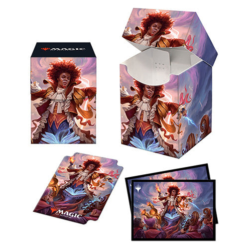 Ultra PRO - Magic: the Gathering - Commander 2021 PRO 100+ Deck Box and 100 Sleeves - Prismari