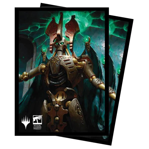 Warhammer 40K Commander Szarekh, The Silent King Standard Deck Protector Sleeves (100Ct) For Magic: The Gathering