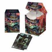 Ultra PRO - Magic: the Gathering - Les Hors-la-loi de Croisetonnerre Boîte de rangement 100+ Deck Art Clé 1