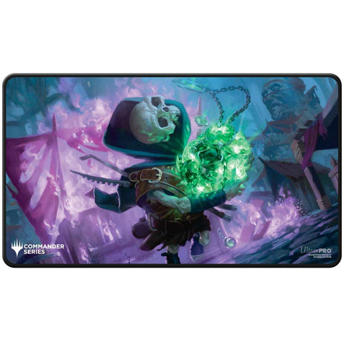 Ultra PRO - Magic: the Gathering - Commander Series- Release 4- Black Stitched Playmat Tinybones - Fan Vote