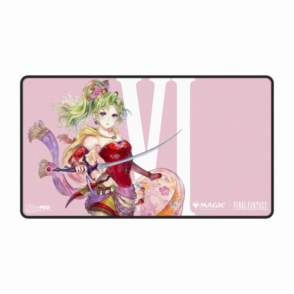 Magic: The Gathering - Final Fantasy Terra, Herald of Hope Black-Stitched Playmat