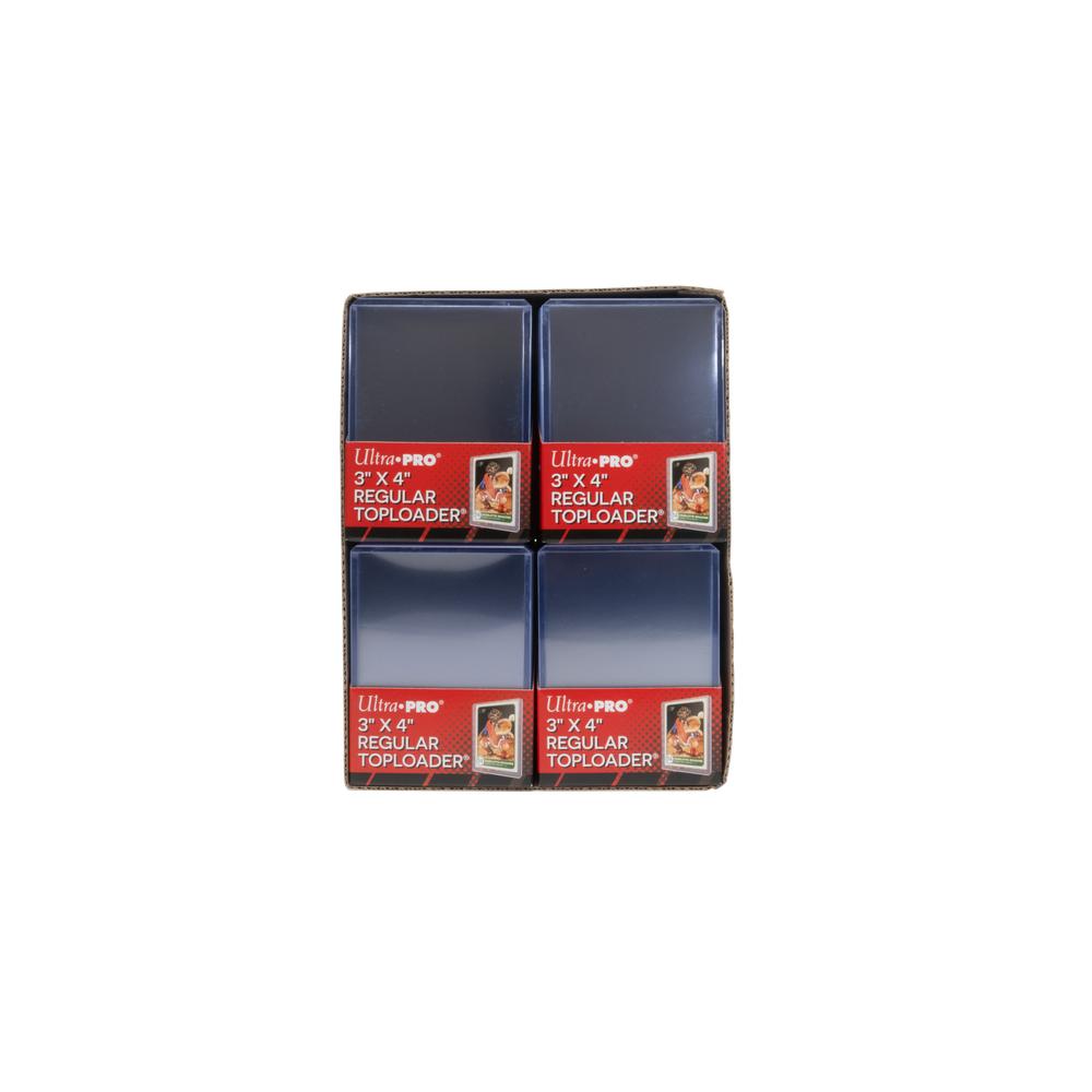 Ultra Pro 3in x 4in Clear Regular Toploader 4 Pack Tray (100ct)