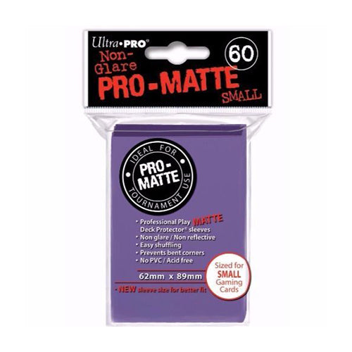 Pro Matte Small Purple Deck Protector Sleeves