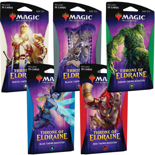 Magic: the Gathering - Throne of Eldraine Theme Booster - Set of 5
