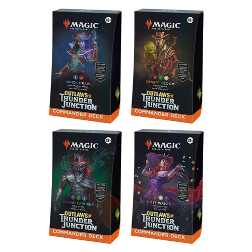 Magic: the Gathering - Outlaws of Thunder Junction Commander Decks - 4-Set