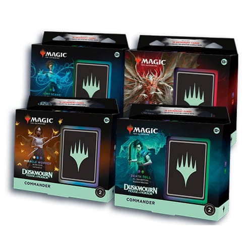 Magic: The Gathering - Duskmourn: House of Horror - Commander Deck - 4 set