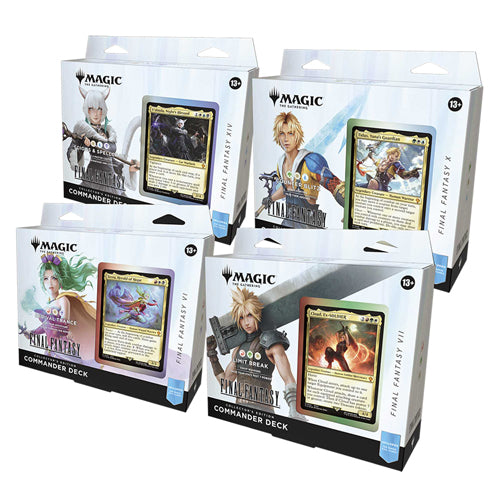Magic: The Gathering - Final Fantasy - Collector Commander Deck - 4 Set