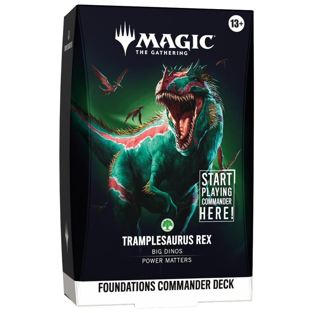 Magic: The Gathering: Foundations Starter Commander Deck - Tramplesaurus Rex