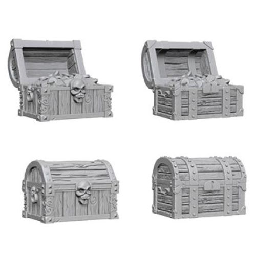 Wizkids Unpainted Miniatures: Chests (Wave 2)