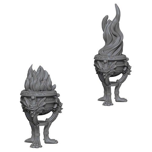 Pathfinder RPG: Deep Cuts Unpainted Miniatures: Braziers (Wave 4)