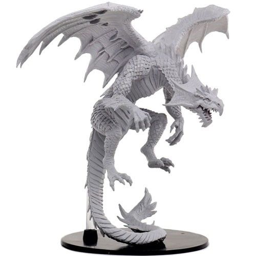 Pathfinder RPG: Battles Deep Cuts Unpainted Miniatures: Gargantuan White Dragon