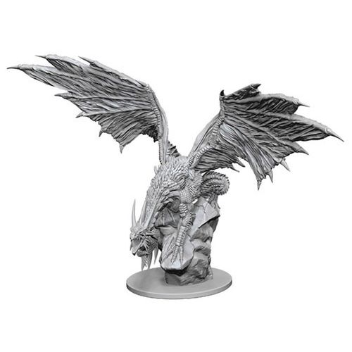 Pathfinder RPG: Deep Cuts Unpainted Miniatures: Silver Dragon (Wave 4)