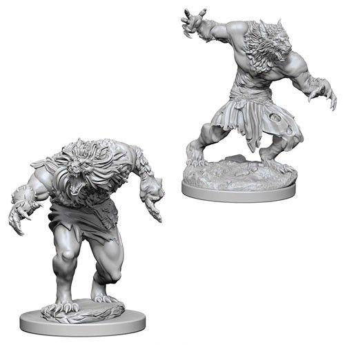 Dungeons & Dragons: Nolzur's Marvelous Unpainted Miniatures: Werewolves (Wave 4)