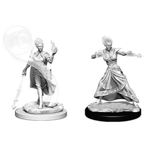 Dungeons & Dragons: Nolzur's Marvelous Unpainted Miniatures: Fire Genasi Female Wizard (Wave 5)