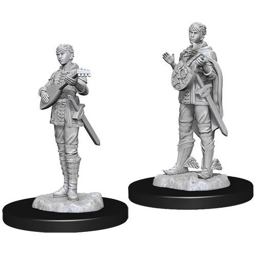 Dungeons & Dragons: Nolzur's Marvelous Unpainted Miniatures: Female Half Elf Bard (Wave 7)