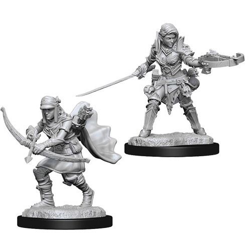 Pathfinder RPG: Battles Deep Cuts Unpainted Miniatures: Female Half-Elf Ranger (Wave 7)