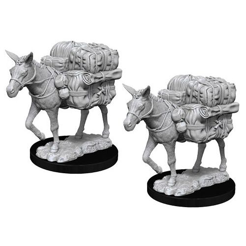 Pathfinder RPG: Deep Cuts Unpainted Miniatures: Pack Mule (Wave 7)