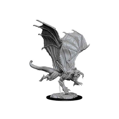 Dungeons & Dragons: Nolzur's Marvelous Unpainted Miniatures: Young Black Dragon (Wave 8)
