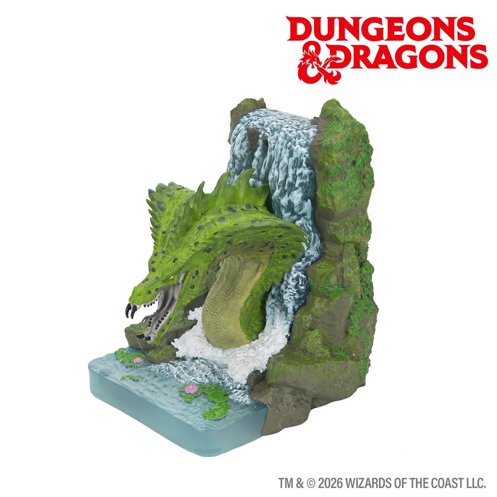 Green Dragon: Dungeons & Dragons Bookends