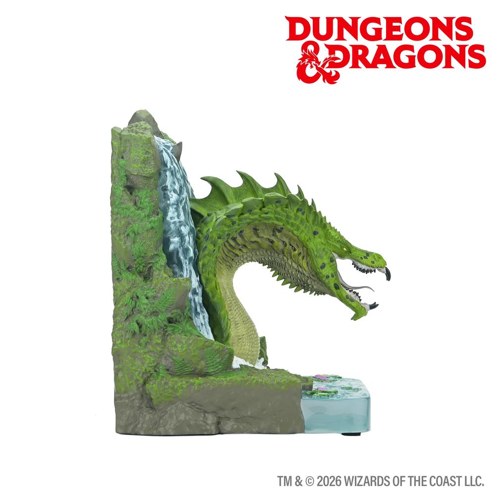 Green Dragon: Dungeons & Dragons Bookends