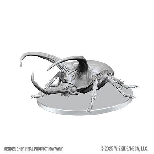 WizKids Deep Cuts Unpainted Miniatures: Giant Rhinoceros Beetle
