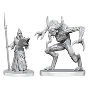 Vloriak (Despoiler Demon) & Demonologist: Pathfinder Battles Deep Cuts Unpainted Miniatures