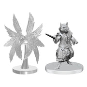 Procyal (Raccoon Agathion) & Zoaem (Ring Archon): Pathfinder Battles Deep Cuts Unpainted Miniatures