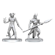 Vordine (Infantry Devil) & Pitborn Rogue: Pathfinder Battles Deep Cuts Unpainted Miniatures