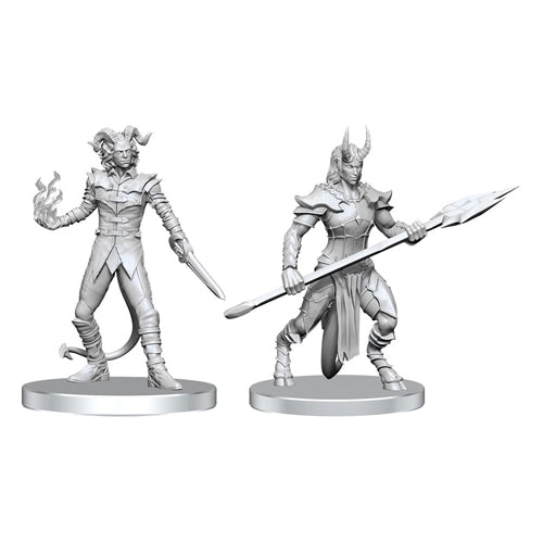 Vordine (Infantry Devil) & Pitborn Rogue: Pathfinder Battles Deep Cuts Unpainted Miniatures