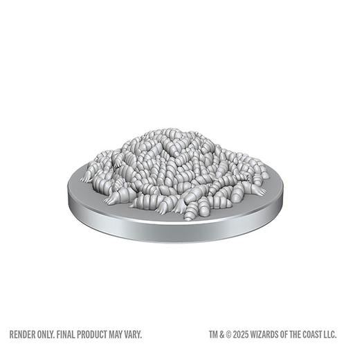 D&D Nolzur's Marvelous Miniatures: Swarm of Rot Grubs & Rot Grub Victim