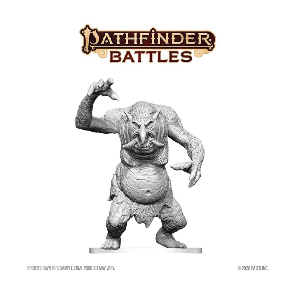 Pathfinder Battles Deep Cuts Unpainted Miniatures: Forest Troll