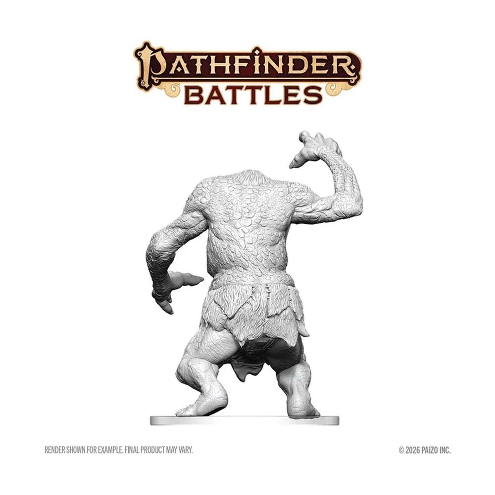 Pathfinder Battles Deep Cuts Unpainted Miniatures: Forest Troll
