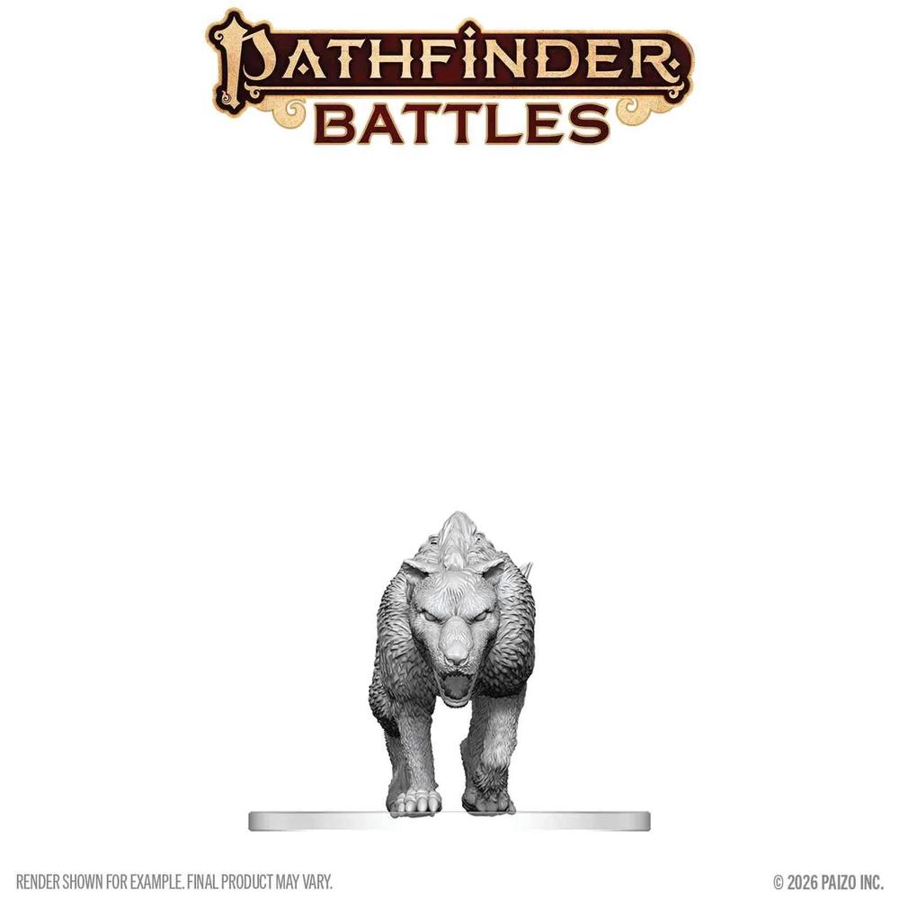 Pathfinder Battles Deep Cuts Unpainted Miniatures: Hyaenodon