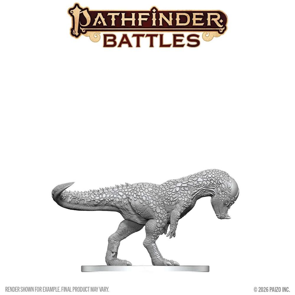 Pathfinder Battles Deep Cuts Unpainted Miniatures: Pachycephalosaurus