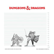 D&D Nolzur's Marvelous Unpainted Miniatures: Dwarf Fighter & Orc Paladin (W29)