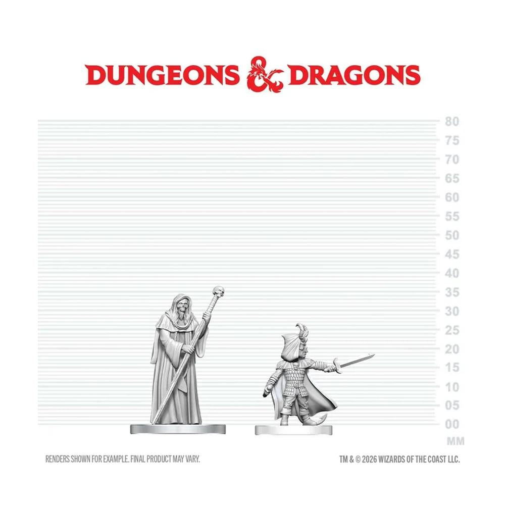 D&D Nolzur's Marvelous Unpainted Miniatures: Cultist of Bhaal & Cultist of Myrkul (W29)