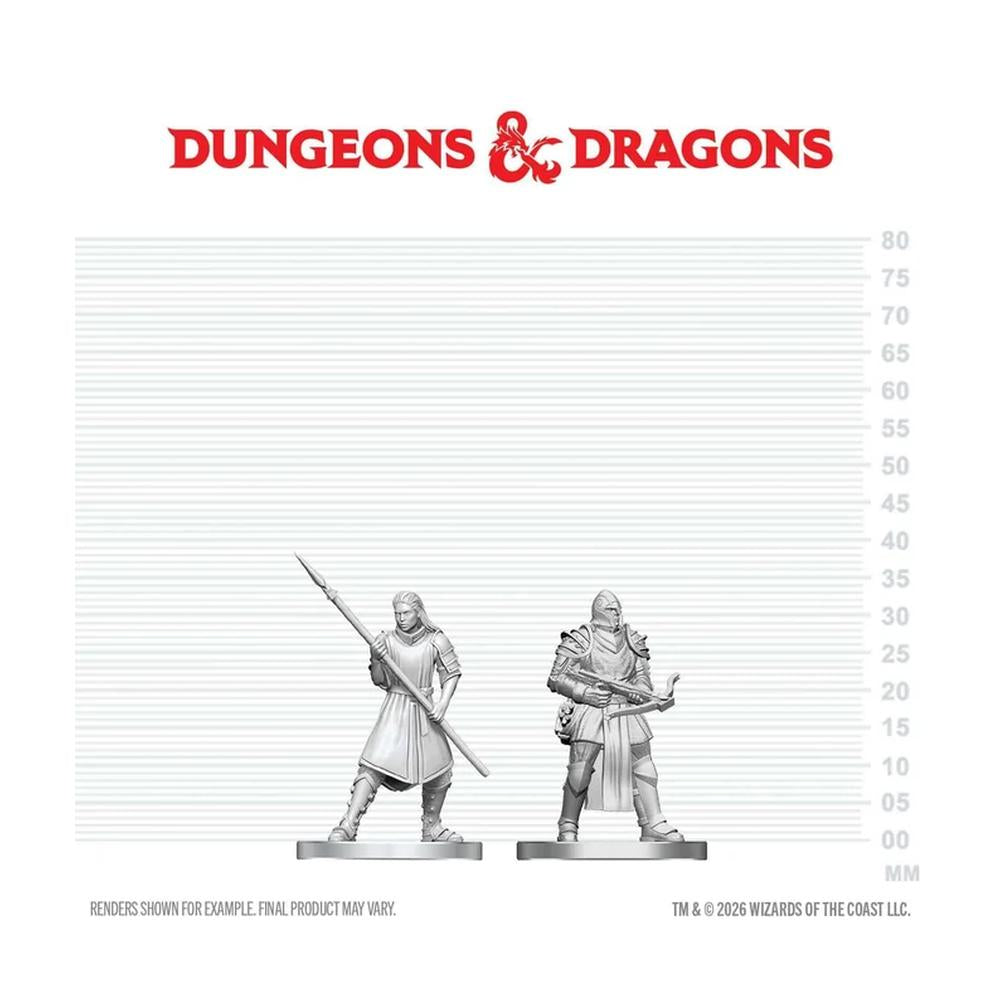 D&D Nolzur's Marvelous Unpainted Miniatures: Town Guards (W29)