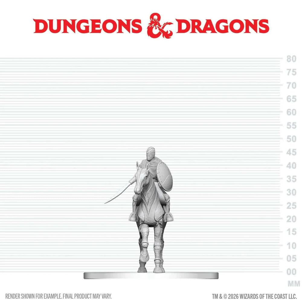 D&D Nolzur's Marvelous Miniatures: Nimblewright Steed with Rider (W29)